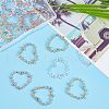 Olycraft Rack Plating Alloy Open Back Bezel Pendants FIND-OC0001-31-5