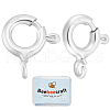 Beebeecraft 925 Sterling Silver Spring Ring Clasps STER-BBC0007-81S-03-1