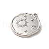 304 Stainless Steel Pendants STAS-L022-280P-2