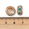 Brass Rhinestone Beads KK-U071-02B-03KCG-3