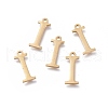 304 Stainless Steel Charms STAS-L263-08G-1