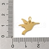 PVD Vacuum Plating 201 Stainless Steel Charms STAS-E217-45G-3