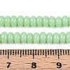 Opaque Spray Painted Glass Beads GLAA-ZX008-4mm-18U-4