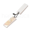 2Pcs Natural White Shell Pendants SHEL-A005-02A-2
