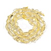 Natural Lemon Quartz Beads Strands G-Q060-D07-3