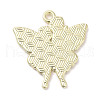Light Gold Plated Alloy Enamel Pendants ENAM-L041-03B-2