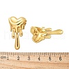304 Stainless Steel Stud Earrings for Women EJEW-U047-01G-5