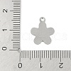 Non-Tarnish 201 Stainless Steel Charms STAS-C108-38P-3
