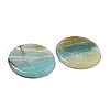 Natural Flower Amazonite Pendants G-B071-01A-2