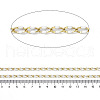 Ion Plating(IP) 304 Stainless Steel Dapped Chains AJEW-Q150-09G-07-2