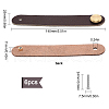 Leather Handle DIY-WH0182-20G-2