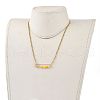 201 Stainless Steel Safety Pins Pendant Necklaces NJEW-JN03002-04-5