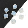 Transparent Imitation Austrian Crystal K9 Glass Beads GLAA-L048-03-05-1