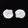 Natural White Shell Carved Pendants SSHEL-N040-01-3