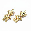 Brass Micro Pave Cubic Zirconia Pendants ZIRC-Q200-018-NF-3