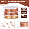 Beebeecraft 3Rolls 3 Styles Copper Jewelry Wire CWIR-BBC0001-05-2