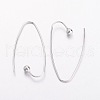 Brass Earring Hooks X-EC063-NF-2