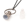 304 Stainless Steel Openable Perfume Bottle Pendant Necklaces NJEW-I239-05B-4