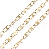 Ion Plating(IP) 304 Stainless Steel Dapped Oval Link Chains CHS-G027-01G-1