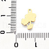 304 Stainless Steel Enamel Charms STAS-T065-57G-01-3
