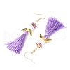 Angel 304 Stainless Steel Dangle Earrings EJEW-MZ00409-04-3