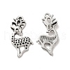 Tibetan Style Alloy Pendant Rhinestone Settings TIBE-B001-38AS-1
