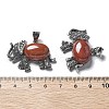 Natural Red Jasper Pendant G-H083-02AS-07-3