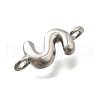 Brass Connector Charms KK-P295-01P-S-2
