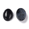 Oval Natural Dyed & Heated Black Agate Cabochons G-K020-18x13mm-01-4