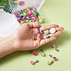 Baking Painted Crackle Glass Pendants HJEW-TA0001-03P-7