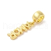 Rack Plating Brass European Dangle Charms KK-S380-17G-2