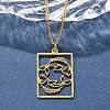 304 Stainless Steel Necklace NJEW-D330-01G-12-5
