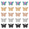 Unicraftale 20Pcs 5 Colors 304 Stainless Steel Charms STAS-UN0042-23-1