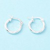 925 Sterling Silver Hoop Earrings STER-P047-13A-S-2