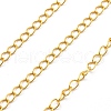 Brass Curb Chains KK-P304-02A-G-1