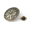 Tibetan Style Alloy Brooches JEWB-O016-02AB-3