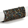 Natural Chrysocolla and Lapis Lazuli Beads Strands G-K373-B04-04-01-1