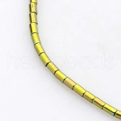 Electroplate Non-magnetic Synthetic Hematite Beads Strands G-J210B-03-1