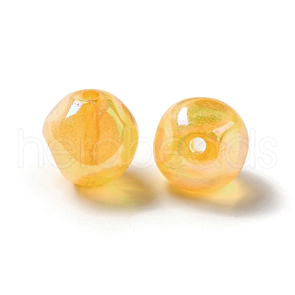 Transparent Acrylic Beads OACR-A013-02E-1