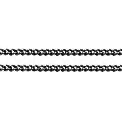 Brass Twisted Chains CHC-S100-0.35mm-AB-NF-1