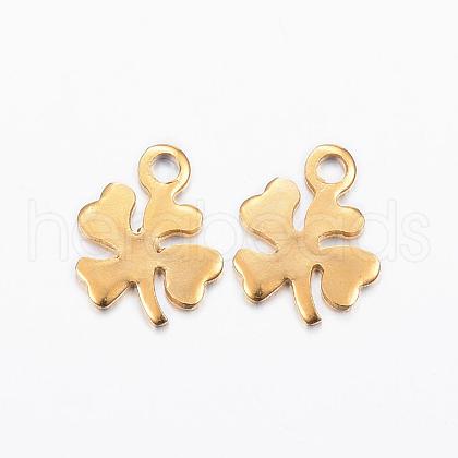 Ion Plating(IP) 304 Stainless Steel Charms STAS-H370-01G-1