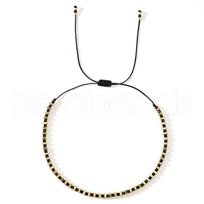 Natural Tourmaline Beaded Beaided Bead Barcelets for Women Men VG0816-2-1