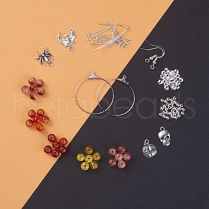 DIY Halloween Style Earring Making DIY-X0098-97-1