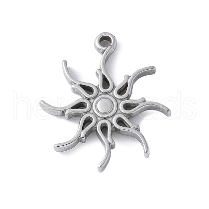 304 Stainless Steel Pendants STAS-E548-07P-1