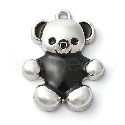 Rack Plating Alloy Enamel Pendants ENAM-Z016-04P-1