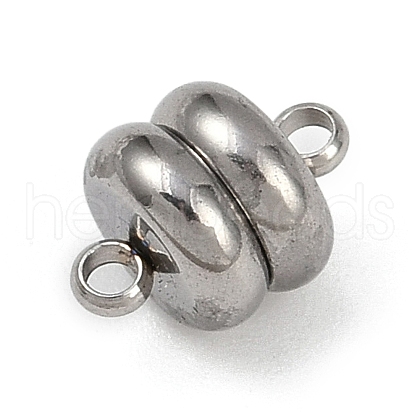 304 Stainless Steel Magnetic Clasps STAS-C127-08P-1