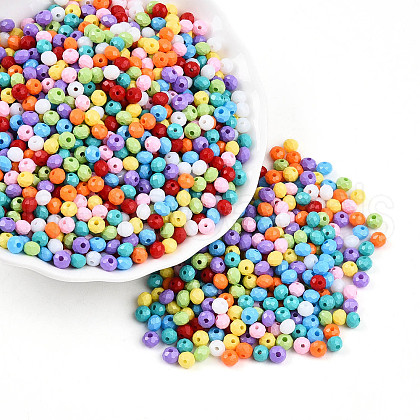 Opaque Colours Glass Seed Beads SEED-N007-19B-1