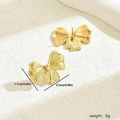 Fashionable Stainless Steel Stud Earrings BN2349-2-1