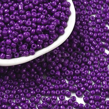Baking Paint Glass Seed Beads SEED-S002-K11-1
