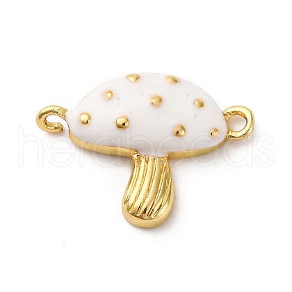 Brass Enamel Connector Charms KK-I276-14G-01-1